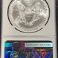 1998 $1 American Silver Eagle NGC MS70 Mercanti Signed