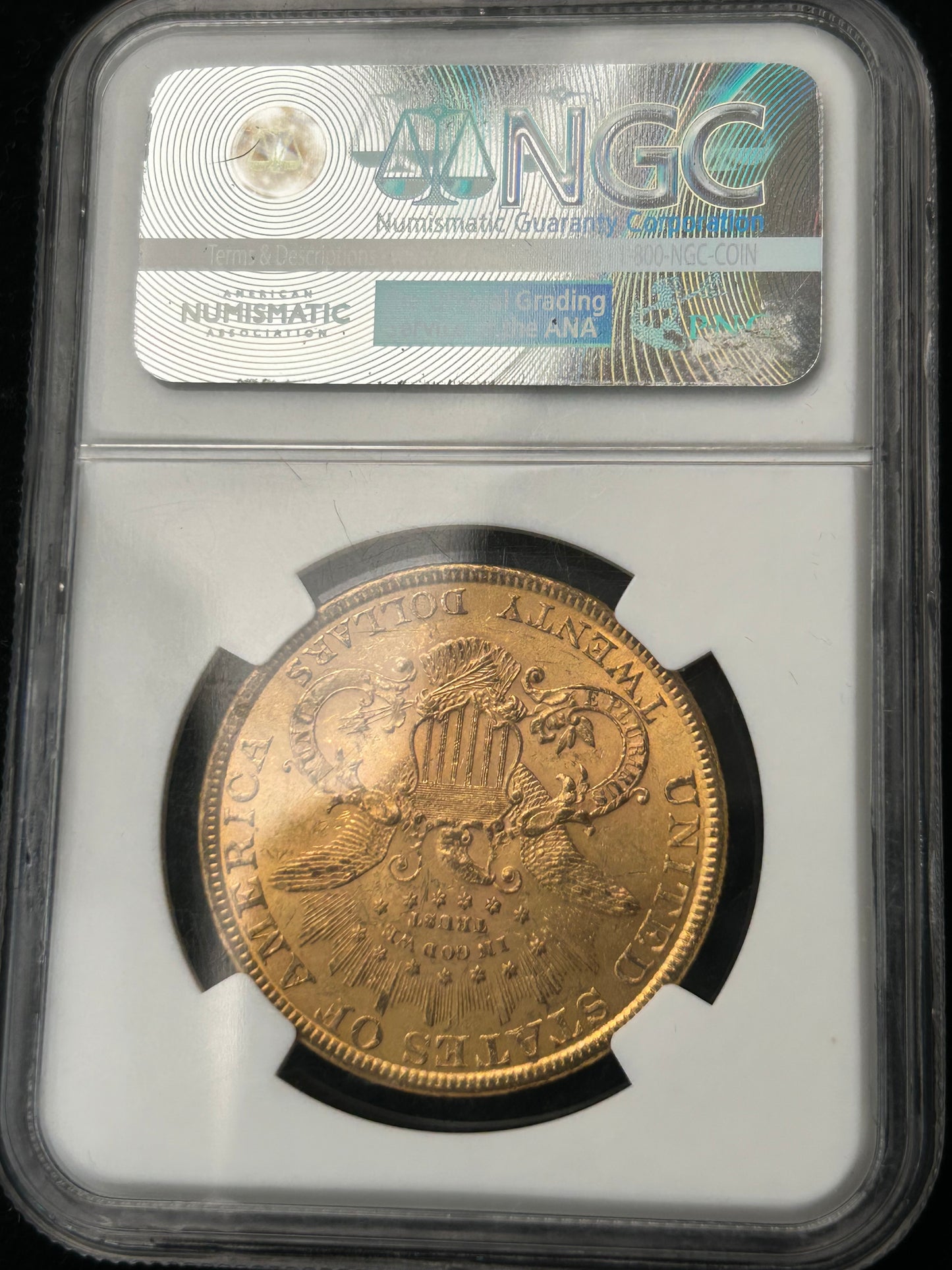 1895 $20 Liberty Head (Double Eagle) — NGC MS61