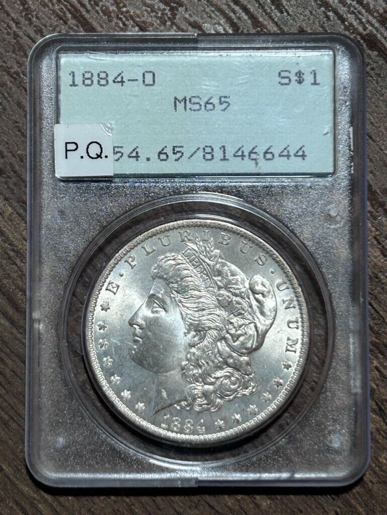 1884-O Morgan Silver Dollar PCGS MS65 RATTLER