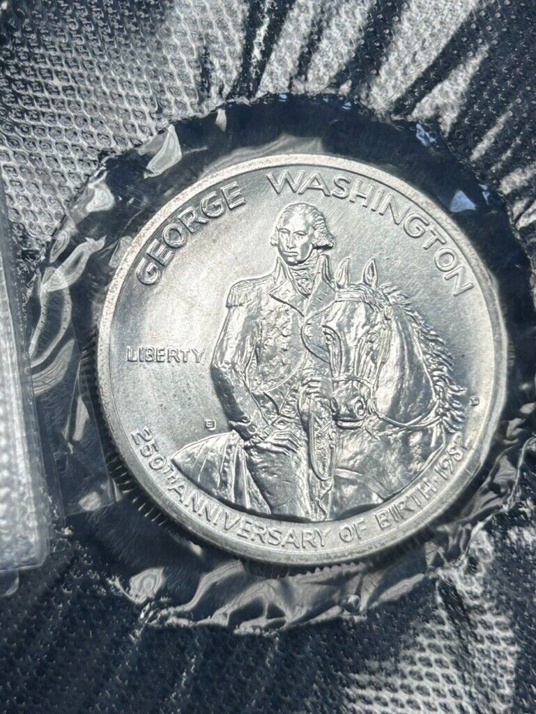 1982 D George Washington Commemorative Half Dollar Roll MS70