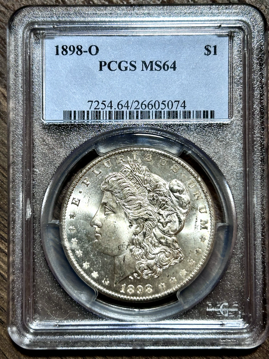 1898 O Morgan Silver Dollar PCGS MS64