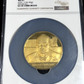 Extra Large 1965 Gold Britain "Death of Winston Churchill" 57MM 4.35OZ NGC PRF 67 Ultra Cameo