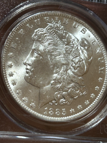 1885-O 1$ MORGAN SILVER DOLLAR PCGS MS64