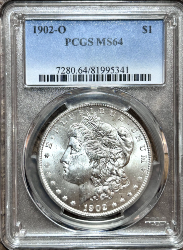 1902 O MORGAN SILVER DOLLAR PCGS MS64