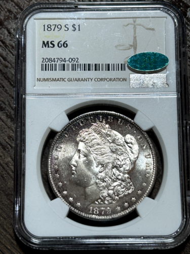 1879-S MORGAN SILVER DOLLAR NGC MS66 CAC