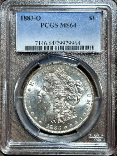 1883 O Morgan Silver Dollar PCGS MS64