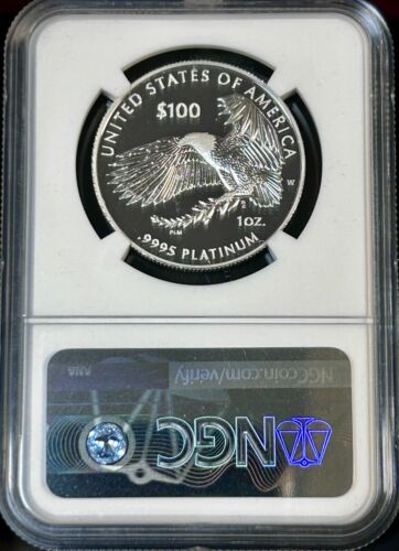 2018 W $100 American Platinum Eagle "Life" Castle Signed NGC PF70 UCAM