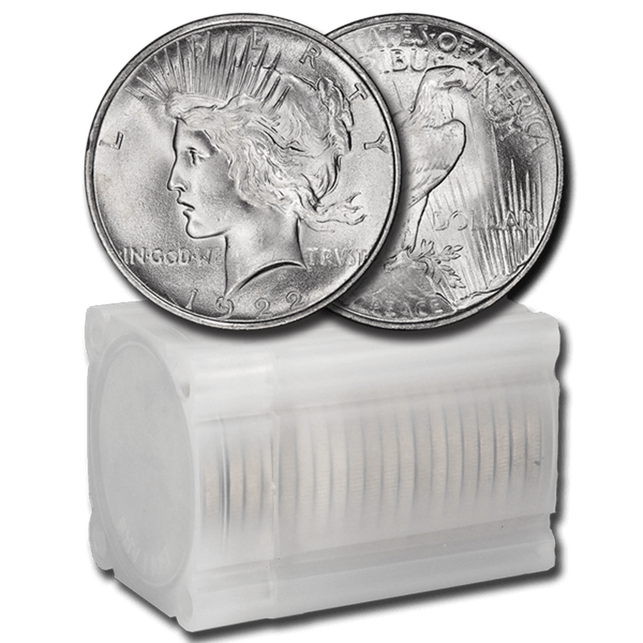 Peace Dollar Roll Mixed 1922/1923 Dates BU $20 - 20-Coin Rolls