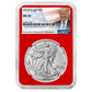 2024 $1 American Silver Eagle 3pc Set NGC MS70 Trump Label Red White Blue