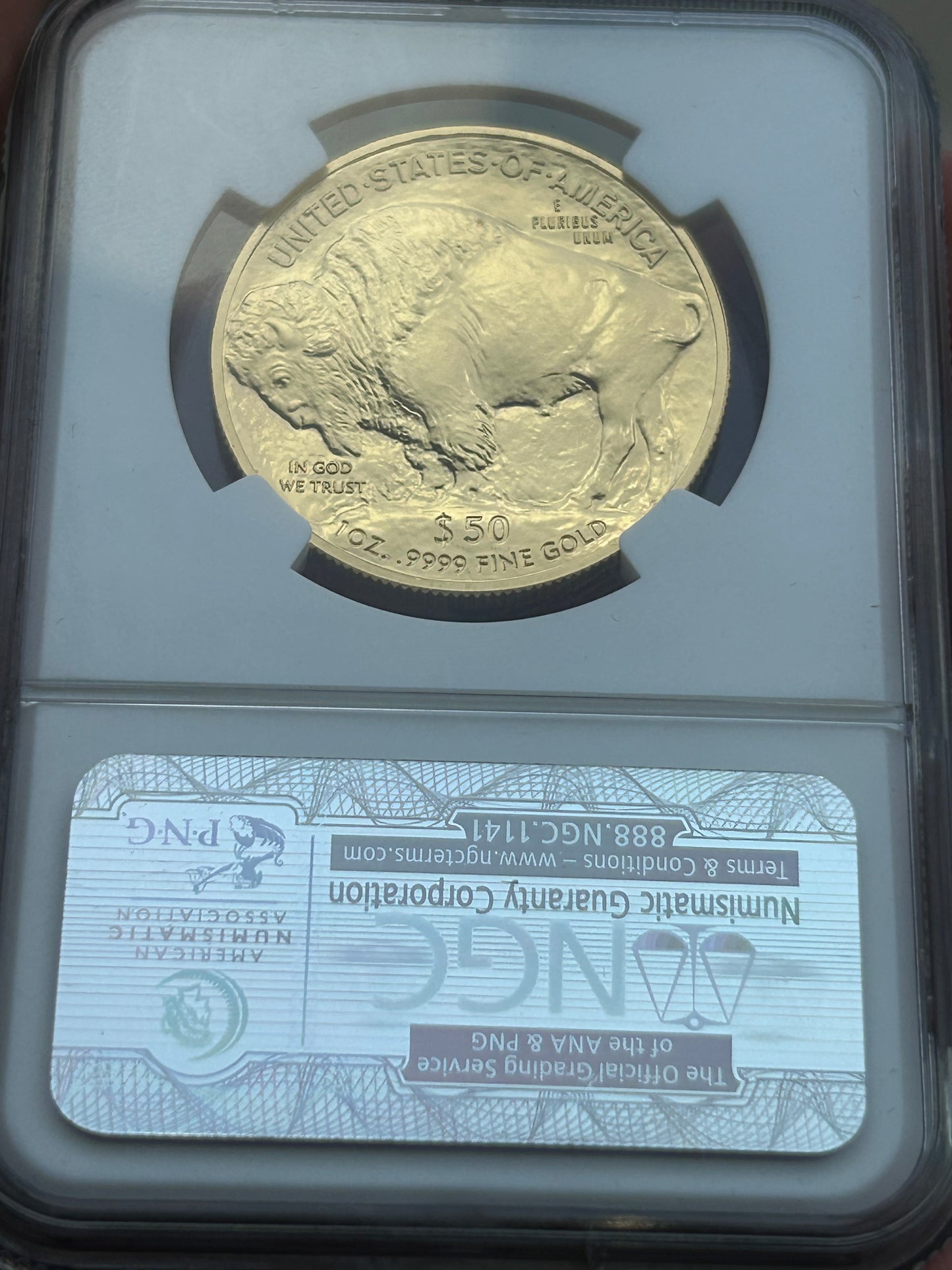 2009 $50 Gold Buffalo Early Releases NGC MS70