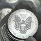 2012 AMERICAN SILVER EAGLE ROLL OF 20 - .999 FINE SILVER - OPEN US MINT ROLLS