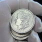 Mega Morgan Silver Dollar Roll — 20 Morgan Dollars with 1 Carson City Morgan