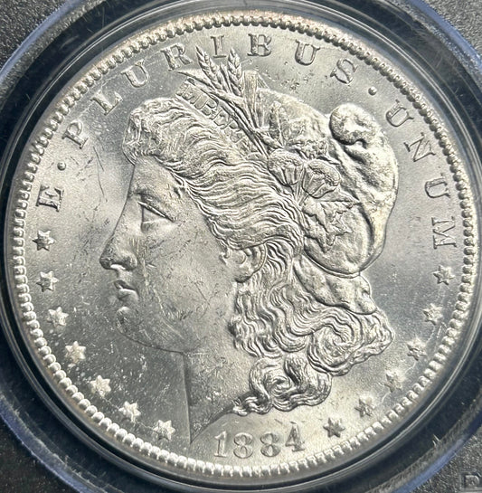 1884-CC Carson City Morgan Silver Dollar Gem BU+