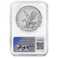2024 $1 American Silver Eagle 3pc Set NGC MS70 Trump Label Red White Blue