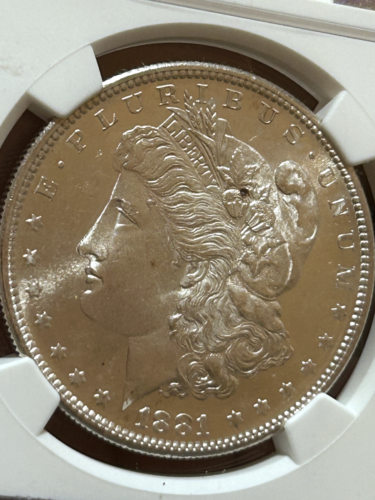1881-S Morgan Silver Dollar NGC MS64 Gem BU