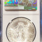 2002 American Silver Eagle NGC MS70 Mercanti Signed