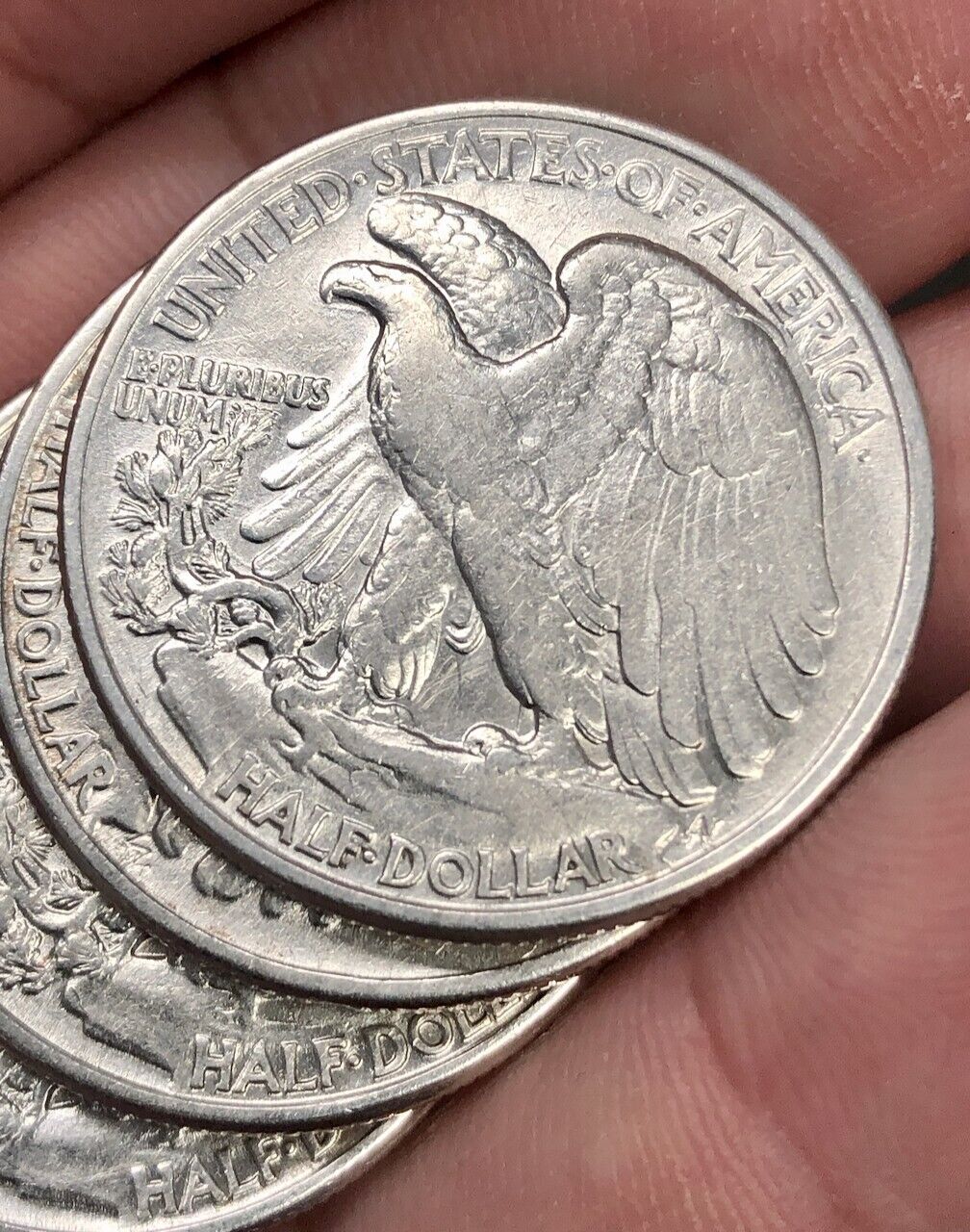 Walking Liberty Half Dollar 20 Coin Roll AU 1941-1945